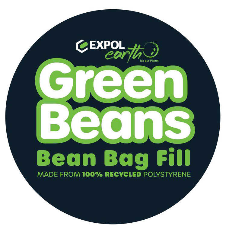 EXPOL Earth Green Beans Bean Bag Fill